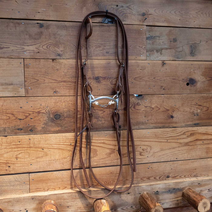 Cowpuncher Mullen Bit Bridle Rig