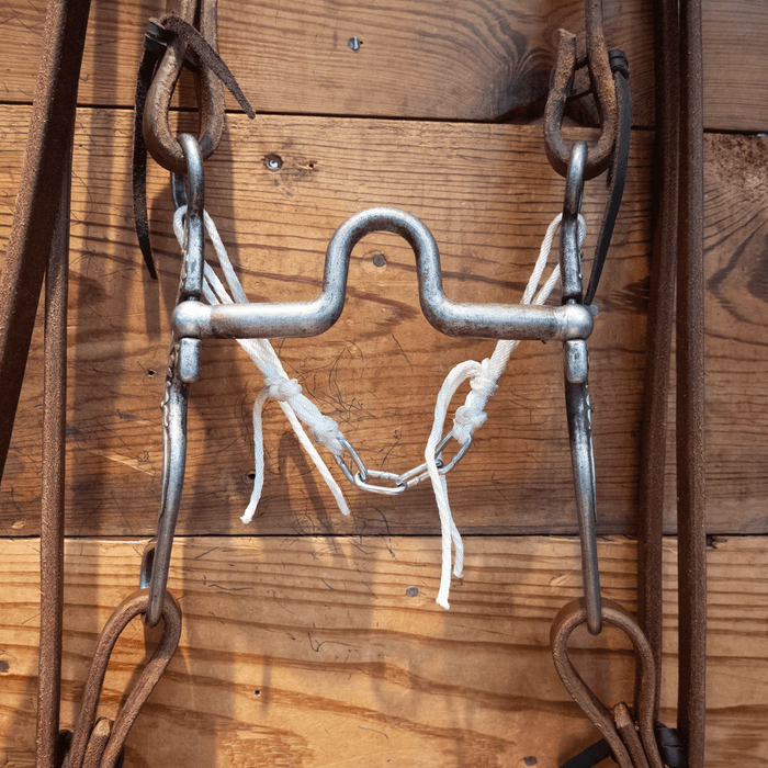 Kerry Kelley Silver Mounted Solid Port Bit Bridle Rig