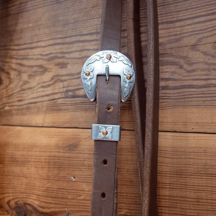 Kerry Kelley Silver Mounted Solid Port Bit Bridle Rig