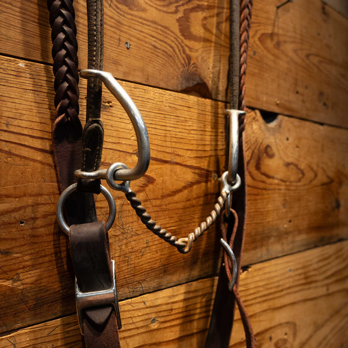Slidng Gag Twisted Snaffle Bridle Rig Tack - Rigs MISC