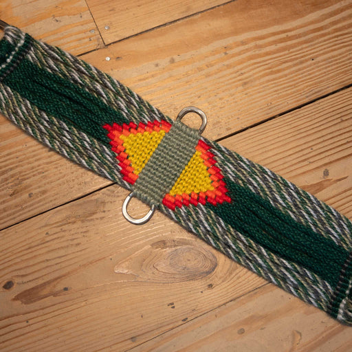 Ross Bullinger 28" Green Mohair Cinch Tack - Cinches Ross Bullinger