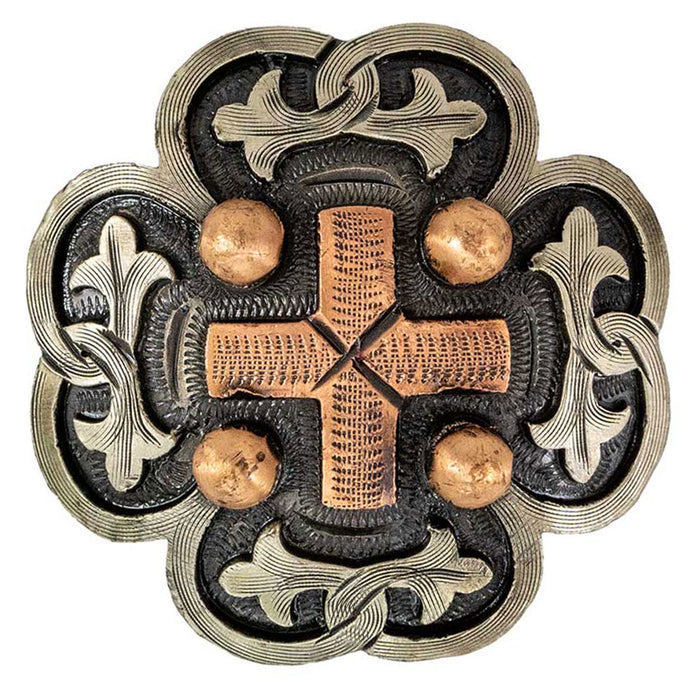 Copper Cross Concho Tack - Conchos & Hardware MISC