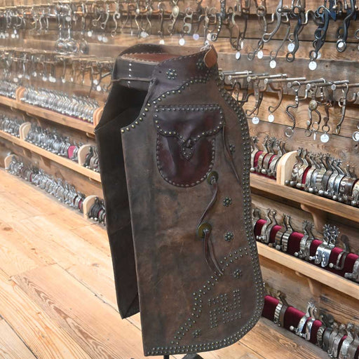 N. Porter Vintage Leather Cowboy Chaps Tack - Chaps & Chinks N. Porter