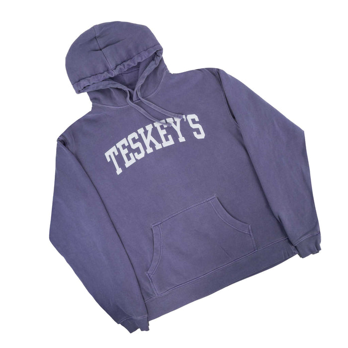Teskey's Varsity Felt Hoodie - Purple TESKEY'S GEAR - Sweatshirts Teskey's