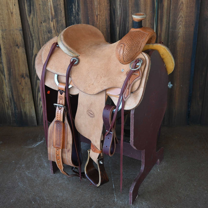 14" TESKE'S RANCH SADDLE Saddles - New Teskey's Saddlery