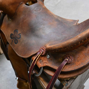16.5" USED STOCKMAN'S RANCH SADDLE Saddles Stockman's   