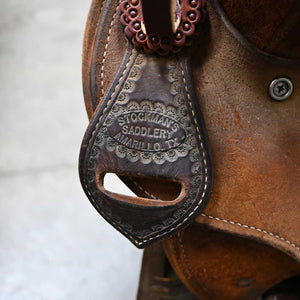 16.5" USED STOCKMAN'S RANCH SADDLE Saddles Stockman's   