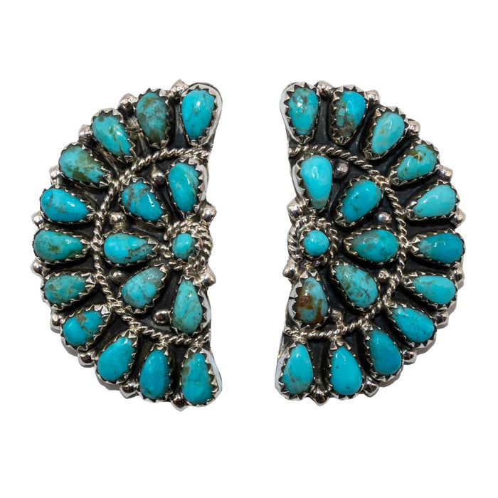 Perla Turquoise Stud Earrings WOMEN - Accessories - Jewelry - Earrings Al Zuni