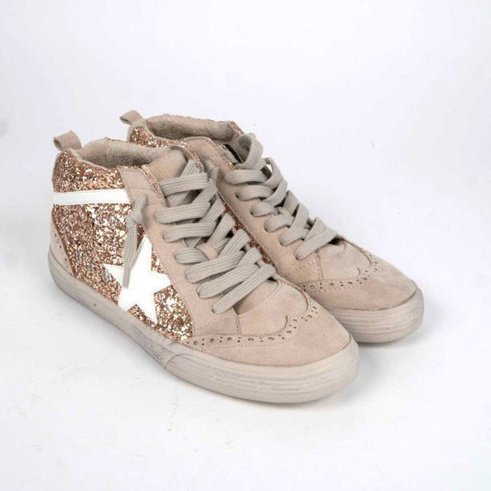 NEW Mismatched Women's High Top Sneakers Sale Barn MISC