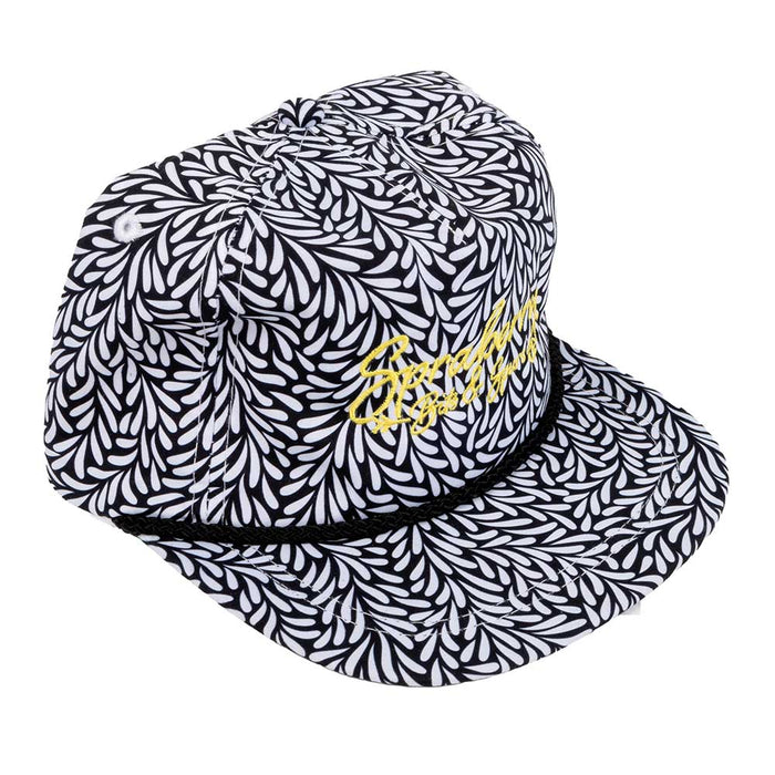 Spraberry Bits & Spurs Black/White Patterned Ball Cap HATS - BASEBALL CAPS Luke Spraberry