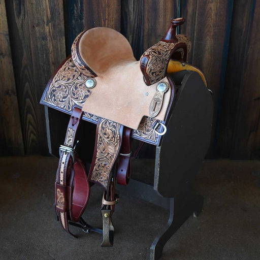 12.5" JEFF SMITH YOUTH BARREL SADDLE Saddles - New Jeff Smith