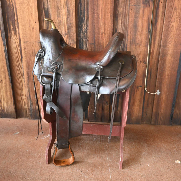 Antique 1890'S S.C Gallup Ranch Saddle Collectibles S.C GALLUP