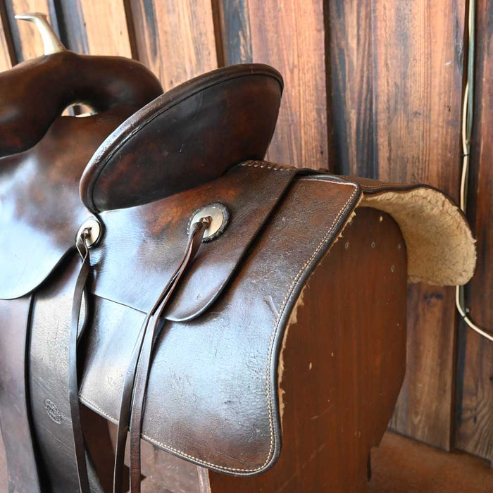 R.T. Frazier 1900's Metal Horn Saddle Collectibles R.T. Frazier