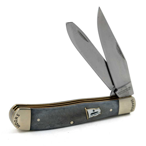 Moore Maker Grey Bone Come and Take It Trapper - 4-1/8" Knives Moore Maker