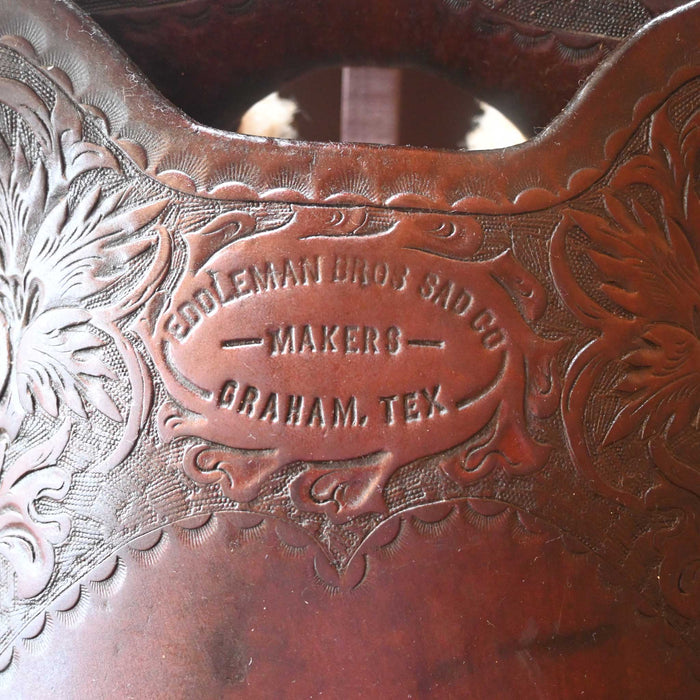 1900's-1950's Eddleman Bros Vintage Saddle Collectibles Eddleman Bros