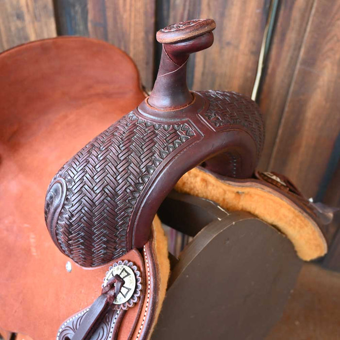 13.5" JEFF SMITH JUNIOR BUSTER WELCH CUTTING SADDLE Saddles - New Jeff Smith