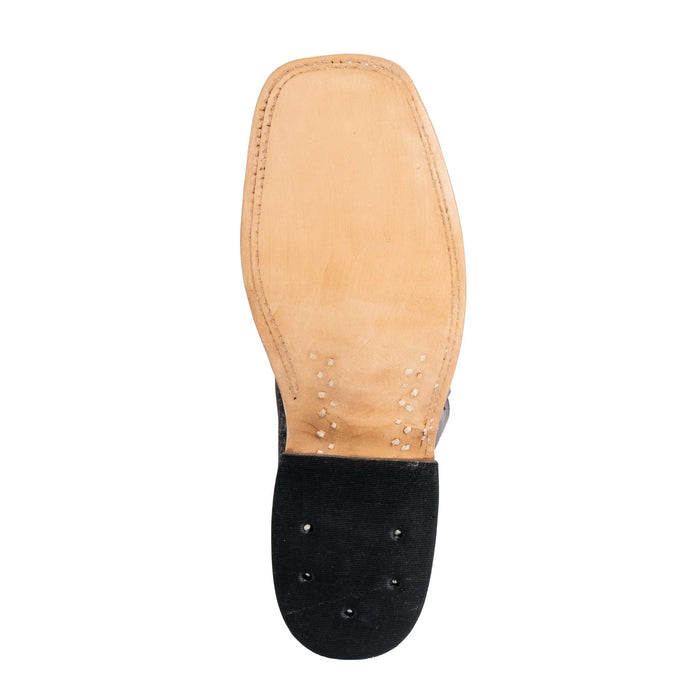 Anderson Bean Men's Square Toe Grey Safari Giraffe Western Boot MEN - Footwear - Exotic Western Boots Anderson Bean Boot Co.