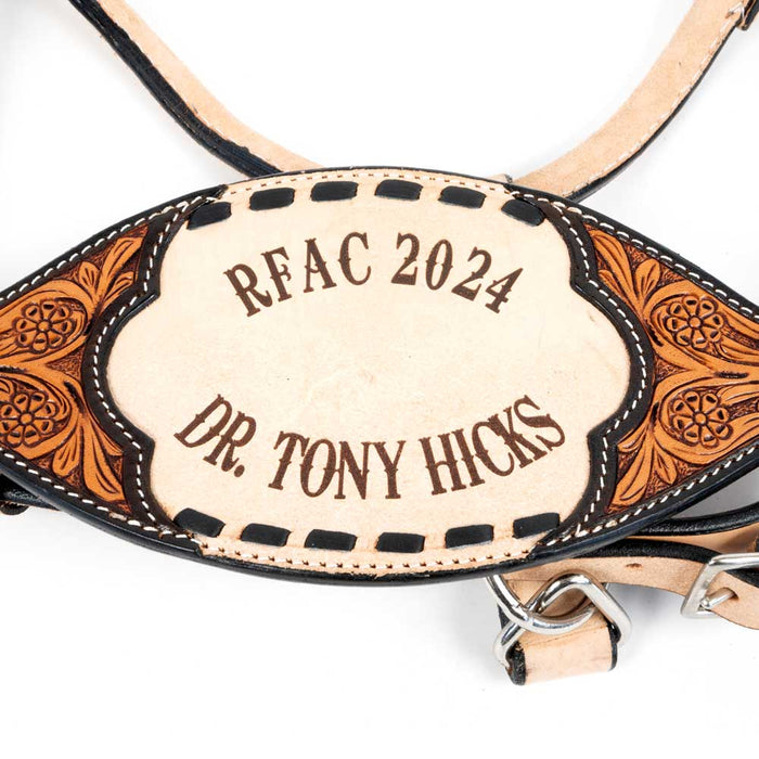 Trophy Bronc Nose Leather Halter Customs & Awards - Halters Trophy