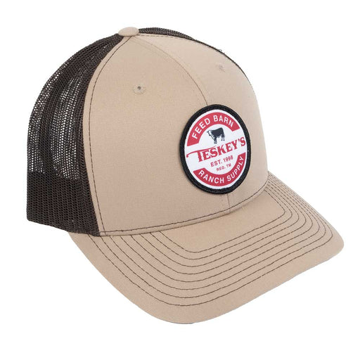 Teskey's Feed Barn Cap - Khaki/Coffee TESKEY'S GEAR - Baseball Caps Teskey's