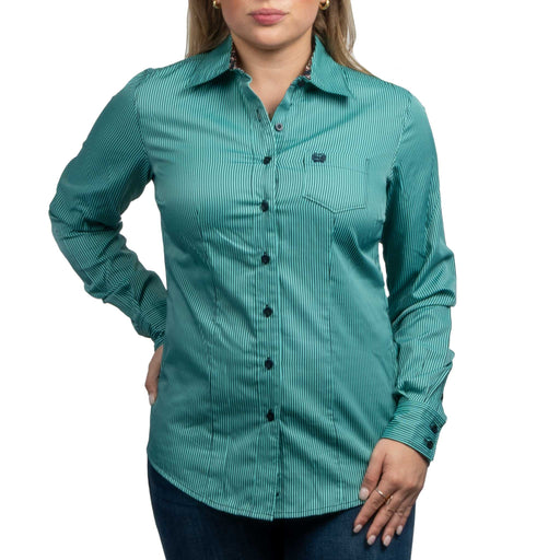 Cinch Women's Stripe Button Down Shirt WOMEN - Clothing - Tops - Long Sleeved Cinch