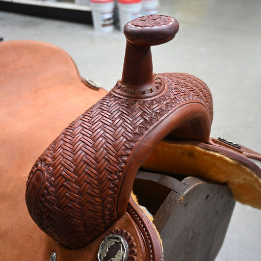 16.5" JEFF SMITH BUSTER WELCH RANCH CUTTER SADDLE Saddles - New Jeff Smith