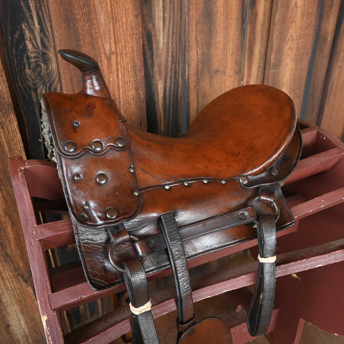 Early 1900's-20's Vintage Pony Saddle Collectibles MISC