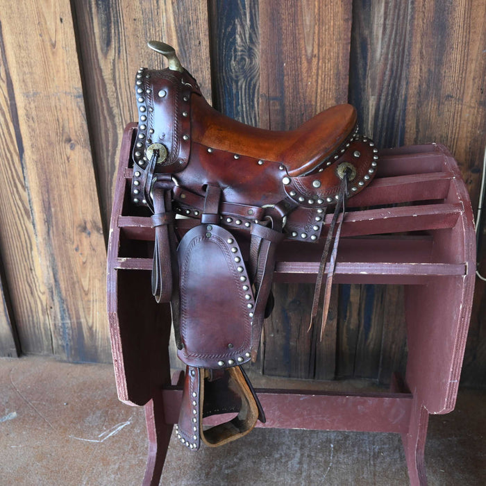 1900's-20's Vintage Pony Saddle Collectibles MISC