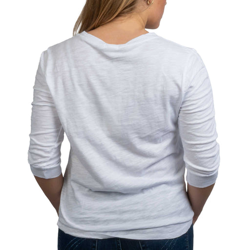 Dylan Julia Soft Cotton Slub Knit Top WOMEN - Clothing - Tops - Long Sleeved Dylan