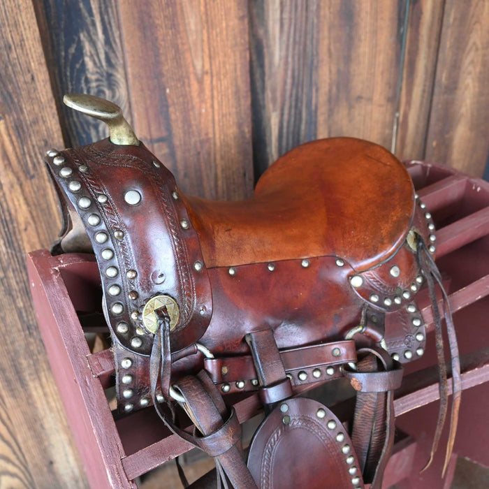 1900's-20's Vintage Pony Saddle Collectibles MISC
