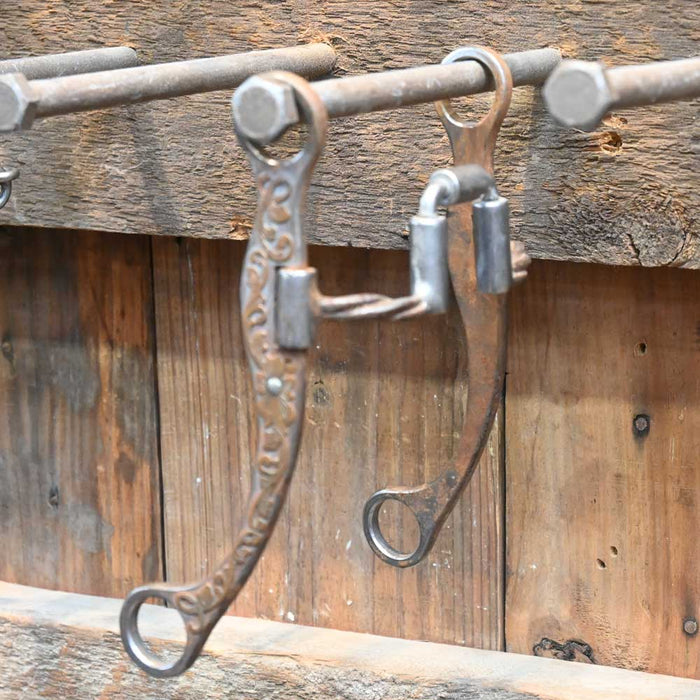 Used Josh Ownbey Cowboy Line Twisted Wire Correction Bit Tack - Bits Josh Ownbey Cowboy Line