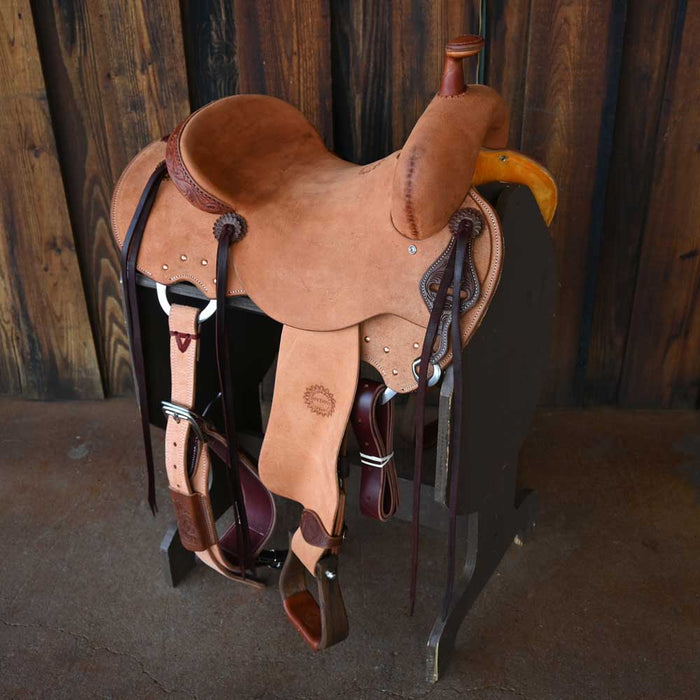 15" JEFF SMITH BUSTER WELCH RANCH CUTTER SADDLE Saddles - New Jeff Smith