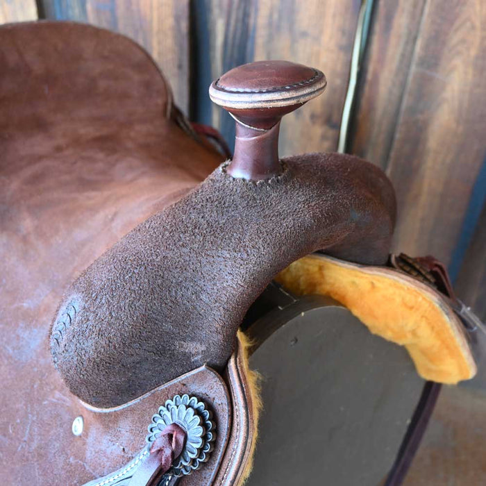 16" JEFF SMITH COWBOY SADDLE Saddles - New Jeff Smith