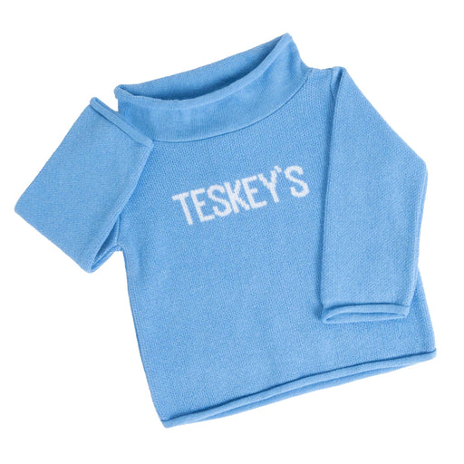 Teskey's Youth Rollneck Sweater - Hydrangea/White TESKEY'S GEAR - Youth LS Shirts Teskey's