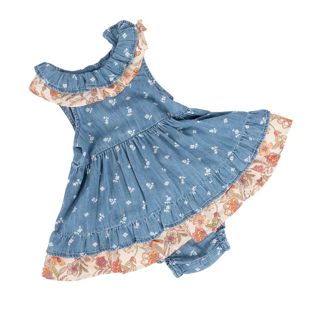 Blu & Blue Baby Isla Ruffle Sleeve Floral Dress KIDS - Baby - Baby Girl Clothing Blu & Blue   