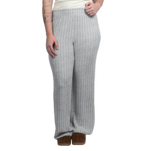 Dylan Emma Rib Marrow Hem Pant - Heather WOMEN - Clothing - Pants & Leggings Dylan