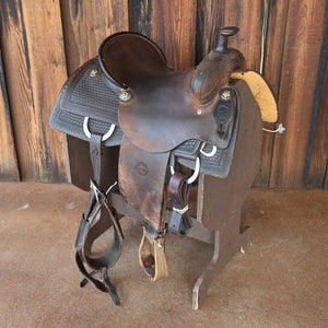 14.5" USED JEFF SMITH ROPING SADDLE