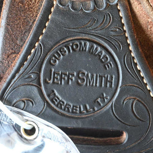14.5" USED JEFF SMITH ROPING SADDLE