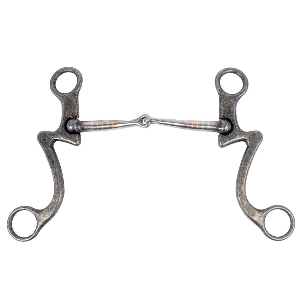 Aged ST Snaffle with Inco Inlay Tack - Bits, Spurs & Curbs - Bits Formay   
