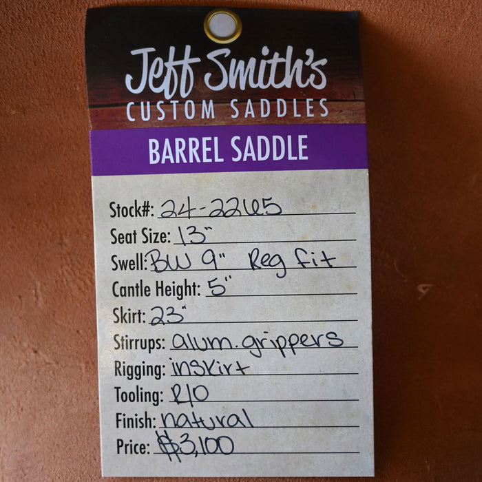 13" JEFF SMITH BARREL SADDLE Saddles - New Jeff Smith
