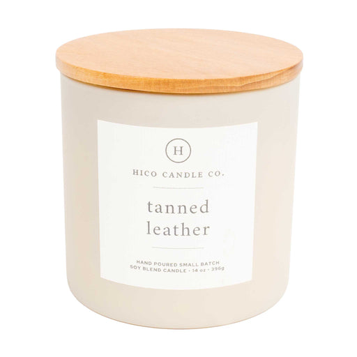 Hico Candle Co Tanned Leather Candle HOME & GIFTS - Home Decor - Candles + Diffusers Hico Candle Co.