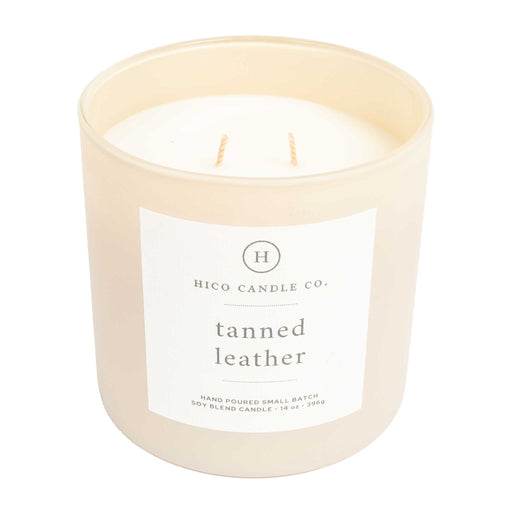 Hico Candle Co Tanned Leather Candle HOME & GIFTS - Home Decor - Candles + Diffusers Hico Candle Co.