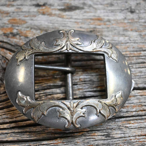 Handmade Silver Engraved Buckle by Cody Anthony Tack - Conchos & Hardware Cody Anthony