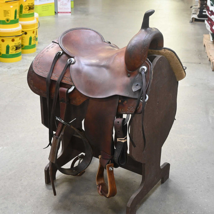16.5" USED ROO HIDE CUTTING SADDLE