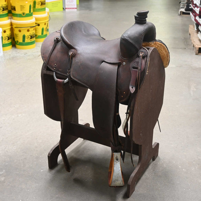 15.5" USED COWPUNCHER RANCH SADDLE