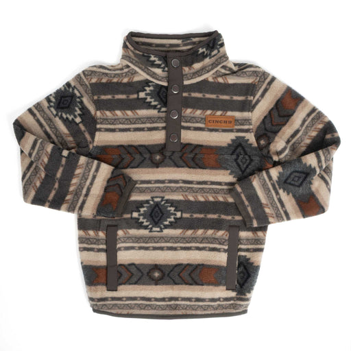 Cinch Boy's Aztec 1/4 Snap Polar Fleece Pullover KIDS - Boys - Clothing - Sweatshirts & Hoodies Cinch