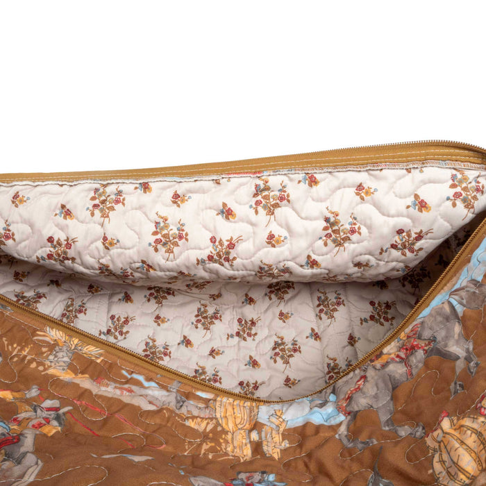 Birdie Gold Duffle Bag ACCESSORIES - Luggage & Travel - Duffle Bags Ida Mae Home