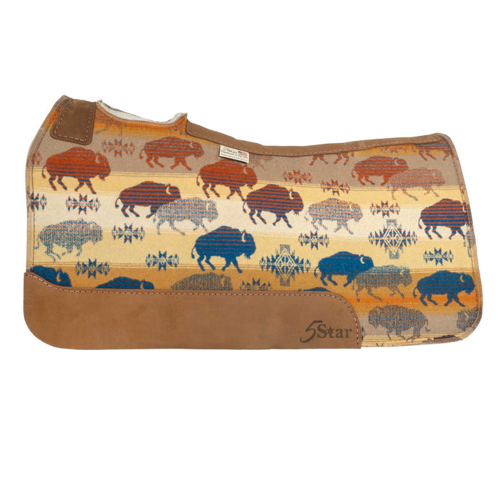 5 Star 3/4" Land of the Buffalo Barrel Pad Tack - Saddle Pads 5 Star