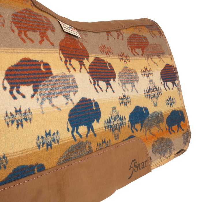 5 Star 3/4" Land of the Buffalo Barrel Pad Tack - Saddle Pads 5 Star