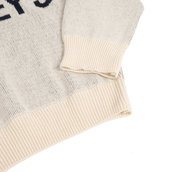 Teskey's Youth Crewneck Sweater - Natural/Navy TESKEY'S GEAR - Youth Hoodies Town Pride Apparel