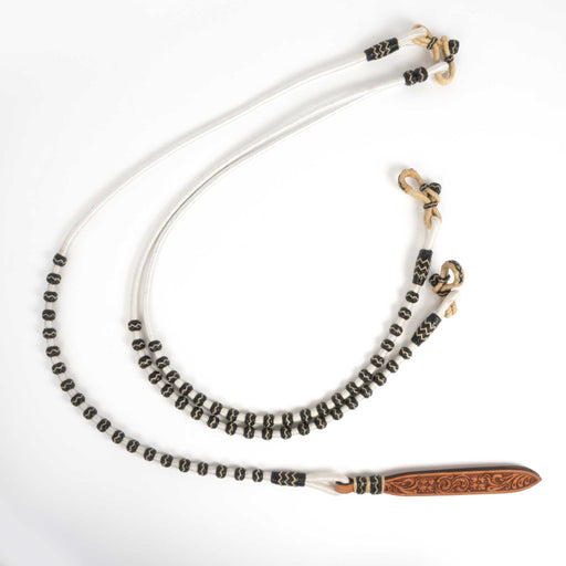 Teskey's Nylon Romel Reins w/Rawhide Tack - Reins Teskey's